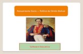 Pensamiento Socio − Político de Simón Bolívar