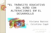 “ EL TRÁNSITO EDUCATIVO DEL NIÑO CON ALTERACIONES EN EL DESARROLLO”