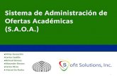 Sistema  de  Administración  de Ofertas Académicas (S.A.O.A.)