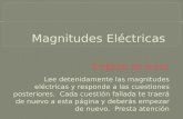 Magnitudes El©ctricas