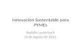 Innovación Sustentable para  PYMEs