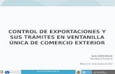 Control de Exportaciones y sus trámites en Ventanilla Única de Comercio Exterior