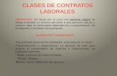 CLASES DE CONTRATOS LABORALES