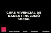 CURS VIVENCIAL DE DANSA I INCLUSIÓ SOCIAL