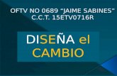 OFTV NO 0689 “JAIME SABINES” C.C.T. 15ETV0716R