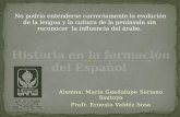 Historia en la formación del Español