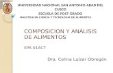 COMPOSICION Y ANÁLISIS DE ALIMENTOS EPA 01ACT