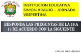 INSTITUCION EDUCATIVA SIMON ARAUJO – JORNADA VESPERTINA