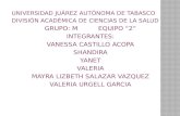 UNIVERSIDAD JUÁREZ AUTÓNOMA DE TABASCO DIVISIÓN ACADÉMICA DE CIENCIAS DE LA SALUD