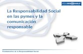 La Responsabilidad Social en las pymes y la comunicación responsable