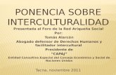 PONENCIA SOBRE interculturalidad