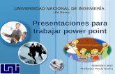 Presentaciones para trabajar  power point