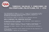 TUBERIAS VALVULAS Y CONEXIONES EN POLIPROPILENO,POLIETILENO,PVC Y CPVC
