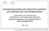 COORDINACIÓN  DE  PROTECCIONES  EN REDES DE DISTRIBUCIÓN