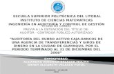 ESCUELA SUPERIOR POLITÉCNICA DEL LITORAL INSTITUTO DE CIENCIAS MATEMÁTICAS
