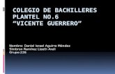 Colegio de Bachilleres plantel no.6 “Vicente Guerrero”
