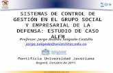 Profesor: Jorge Andrés Salgado Castillo jorge.salgado@unimilitar.edu.co