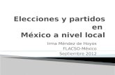 Elecciones y partidos en  México a nivel local