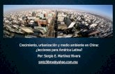 Crecimiento, urbanización y medio ambiente en China: ¿lecciones para América Latina?