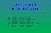 ACTIVIDAD 40 PRINCIPALES