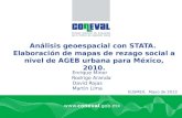 Análisis geoespacial con STATA.