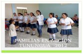 FAMILIAS EN  ACCION TUNUNGUA   2012