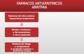 FARMACOS ANTIARRITMICOS ARRITMIA