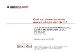XII SEMINARIO INTERNACIONAL SOBRE TRIBUTACIÓN LOCAL – POSADAS Dante E. Sica Noviembre  de 2012