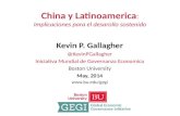 China y Latinoamerica : Implicaciones para el desarollo  sostenido