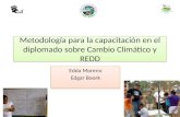 Metodología para la capacitación  en el diplomado sobre  Cambio Climático y REDD