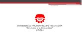 UNIVERSIDAD POLITECNICA DE NICARAGUA “Sirviendo a la Comunidad ” UPOLI