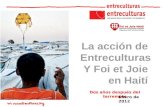 La acción  de  Entreculturas Y  Foi et  Joie  en  Haití
