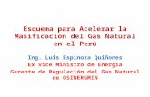 Esquema para  Acelerar  la Masificación del  Gas Natural en  el Perú