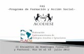 FAS -Programa de Formación y Acción Social-