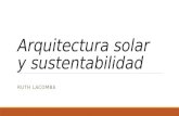 Arquitectura solar y sustentabilidad