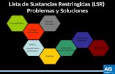 Lista de Sustancias Restringidas (LSR)  Problemas y Soluciones