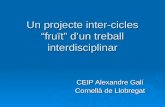 Un projecte inter-cicles “fruït” d’un treball interdisciplinar