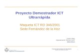 Proyecto Demostrador ICT Ultrarrápida
