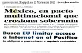 México, en pacto multinacional que erosiona soberanía