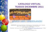 Catalogo Tejidos Artesanales Diciembre 2011