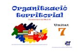 Organització territorial (unitat 7 - 4t)