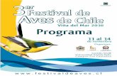 Programa 3er Festival de Aves, Viña del Mar 2010