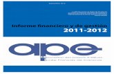 Informe APE 2011-2012
