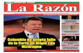 Diario La Razón martes 20 de noviembre