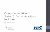 Sesión 5 Discriminación e inclusión