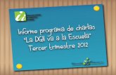 Informe Programa de Charlas "La DGII va a la Escuela III"