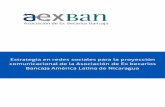 Estrategia en redes sociales para la proyección comunicacional de AEXBAN