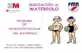 INICIACION AL WATERPOLO