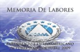 Memoria de Labores PARLACEN 2008-2009