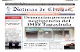 Periódico Noticias de Chiapas, edición virtual; ENERO 09 2014